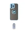 ieg™ iPhone 14 Pro Kılıf Yörünge Çizgi - Siyah Joko Magic 5D Cam