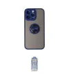 ieg™ iPhone 14 Pro Kılıf Yörünge Çizgi - Siyah Joko Magic 5D Cam