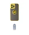 ieg™ iPhone 14 Pro Kılıf Yörünge Çizgi - Siyah Joko Magic 5D Cam