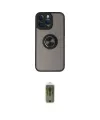 ieg™ iPhone 14 Pro Kılıf Yörünge Çizgi - Siyah Joko Magic 5D Hayalet Cam