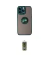 ieg™ iPhone 14 Pro Kılıf Yörünge Çizgi - Siyah Joko Magic 5D Hayalet Cam