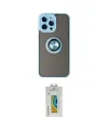 ieg™ iPhone 14 Pro Kılıf Yörünge Çizgi - Siyah Polymer Nano Ekran Koruyucu