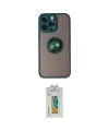 ieg™ iPhone 14 Pro Kılıf Yörünge Çizgi - Siyah Polymer Nano Ekran Koruyucu