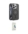 ieg™ iPhone 14 Pro Kılıf Yörünge Klasik - Şeffaf Pasifik Cam Ekran Koruyucu