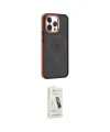 ieg™ iPhone 14 Pro Kılıf Yörünge Klasik - Şeffaf Pasifik Cam Ekran Koruyucu
