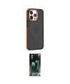 ieg™ iPhone 14 Pro Kılıf Yörünge Klasik - Siyah 360 Mat Full Body Arka Koruyucu