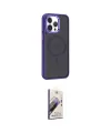 ieg™ iPhone 14 Pro Kılıf Yörünge Klasik - Siyah Bilvis 3D Mat Cam Ekran Koruyucu