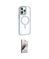 ieg™ iPhone 14 Pro Kılıf Yörünge Klasik - Siyah Bilvis 3D Mat Cam Ekran Koruyucu