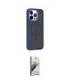ieg™ iPhone 14 Pro Kılıf Yörünge Klasik - Siyah Bilvis 3D Mat Cam Ekran Koruyucu