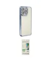 ieg™ iPhone 14 Pro Kılıf Yörünge Koleksiyonu - Siyah 20D Premium Cam Ekran Koruyucu
