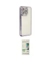 ieg™ iPhone 14 Pro Kılıf Yörünge Koleksiyonu - Siyah 20D Premium Cam Ekran Koruyucu