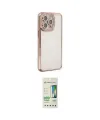 ieg™ iPhone 14 Pro Kılıf Yörünge Koleksiyonu - Siyah 20D Premium Cam Ekran Koruyucu