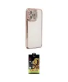 ieg™ iPhone 14 Pro Kılıf Yörünge Koleksiyonu - Siyah Buffer Cam Ekran Koruyucu