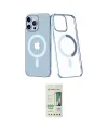 ieg™ iPhone 14 Pro Kılıf Yörünge Minimal - Siyah 20D Premium Cam Ekran Koruyucu