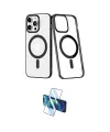 ieg™ iPhone 14 Pro Kılıf Yörünge Minimal - Siyah 3D Antistatik Cam Ekran Koruyucu