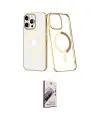 ieg™ iPhone 14 Pro Kılıf Yörünge Minimal - Siyah Bilvis 3D Mat Cam Ekran Koruyucu