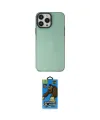 ieg™ iPhone 14 Pro Kılıf Zirve Doku Koleksiyonu - Siyah 18D Cam Ekran Koruyucu