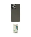 ieg™ iPhone 14 Pro Kılıf Zirve Doku Koleksiyonu - Siyah 20D Premium Cam Ekran Koruyucu