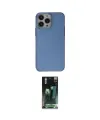 ieg™ iPhone 14 Pro Kılıf Zirve Doku Koleksiyonu - Siyah 360 Mat Full Body Arka Koruyucu