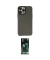 ieg™ iPhone 14 Pro Kılıf Zirve Doku Koleksiyonu - Siyah 360 Mat Full Body Arka Koruyucu