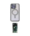 ieg™ iPhone 14 Pro Kılıf Zirve Doku Prime - Siyah 360 Mat Full Body Arka Koruyucu