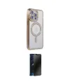ieg™ iPhone 14 Pro Kılıf Zirve Doku Prime - Siyah 3D Antistatik Hayalet Cam Ekran Koruyucu
