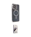 ieg™ iPhone 14 Pro Kılıf Zirve Doku Prime - Siyah Bilvis 3D Mat Cam Ekran Koruyucu