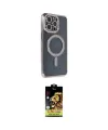 ieg™ iPhone 14 Pro Kılıf Zirve Doku Prime - Siyah Buffer Cam Ekran Koruyucu
