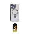 ieg™ iPhone 14 Pro Kılıf Zirve Doku Prime - Siyah Buffer Cam Ekran Koruyucu