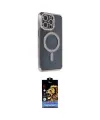 ieg™ iPhone 14 Pro Kılıf Zirve Doku Prime - Siyah Buffer Hayalet Cam Ekran Koruyucu