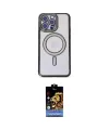 ieg™ iPhone 14 Pro Kılıf Zirve Doku Prime - Siyah Buffer Hayalet Cam Ekran Koruyucu