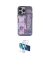 ieg™ iPhone 14 Pro Kılıf Zirve Form Özel Seri - Siyah 3D Antistatik Cam Ekran Koruyucu