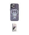 ieg™ iPhone 14 Pro Kılıf Zirve Form Özel Seri - Siyah Bilvis 3D Mat Cam Ekran Koruyucu