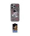 ieg™ iPhone 14 Pro Kılıf Zirve Form Özel Seri - Siyah Buffer Hayalet Cam Ekran Koruyucu