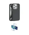 ieg™ iPhone 14 Pro Kılıf Zirve Modern Prime - Siyah 3D Antistatik Cam Ekran Koruyucu