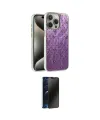 ieg™ iPhone 14 Pro Kılıf Zirve Modern Prime - Siyah 3D Antistatik Hayalet Cam Ekran Koruyucu