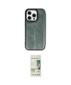 ieg™ iPhone 14 Pro Kılıf Zirve Yansıma Serisi - Siyah 20D Premium Cam Ekran Koruyucu