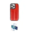 ieg™ iPhone 14 Pro Kılıf Zirve Yansıma Serisi - Siyah 3D Antistatik Cam Ekran Koruyucu