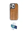 ieg™ iPhone 14 Pro Kılıf Zirve Yansıma Serisi - Siyah 3D Antistatik Cam Ekran Koruyucu