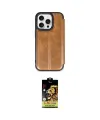 ieg™ iPhone 14 Pro Kılıf Zirve Yansıma Serisi - Siyah Buffer Cam Ekran Koruyucu