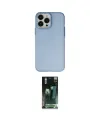 ieg™ iPhone 14 Pro Max Kılıf Ahenk Çizgi Prime - Şeffaf 360 Full Body Arka Koruyucu