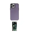 ieg™ iPhone 14 Pro Max Kılıf Ahenk Çizgi Prime - Şeffaf 360 Full Body Arka Koruyucu