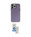 ieg™ iPhone 14 Pro Max Kılıf Ahenk Çizgi Prime - Şeffaf Royal Nano Ekran Koruyucu