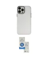ieg™ iPhone 14 Pro Max Kılıf Ahenk Çizgi Prime - Şeffaf Royal Nano Ekran Koruyucu