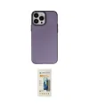 ieg™ iPhone 14 Pro Max Kılıf Ahenk Çizgi Prime - Siyah 6D Mat Seramik Hayalet Nano Ekran Koruyucu