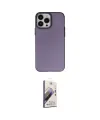 ieg™ iPhone 14 Pro Max Kılıf Ahenk Çizgi Prime - Siyah Bilvis 3D Mat Cam Ekran Koruyucu