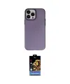 ieg™ iPhone 14 Pro Max Kılıf Ahenk Çizgi Prime - Siyah Buffer Hayalet Cam Ekran Koruyucu