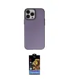 ieg™ iPhone 14 Pro Max Kılıf Ahenk Çizgi Prime - Siyah Buffer Hayalet Cam Ekran Koruyucu