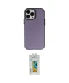 ieg™ iPhone 14 Pro Max Kılıf Ahenk Çizgi Prime - Siyah Polymer Nano Ekran Koruyucu