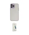 ieg™ iPhone 14 Pro Max Kılıf Ahenk Çizgi Serisi - Şeffaf Pasifik Cam Ekran Koruyucu